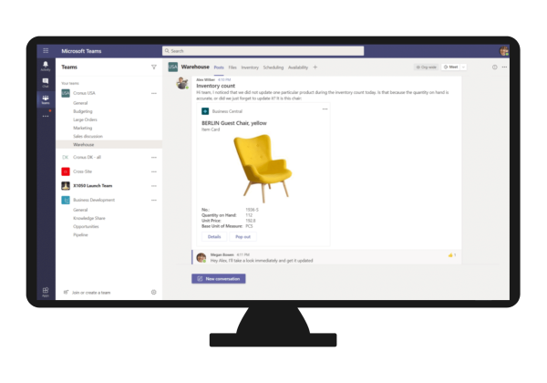 Grafik Dynamics 365 - Microsoft_365_Integration